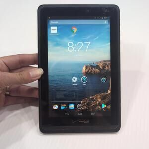 Verizon QMV7A Ellipsis 7 4G LTE Tablet  7"  8GB Verizon Tablet Black - Very Good